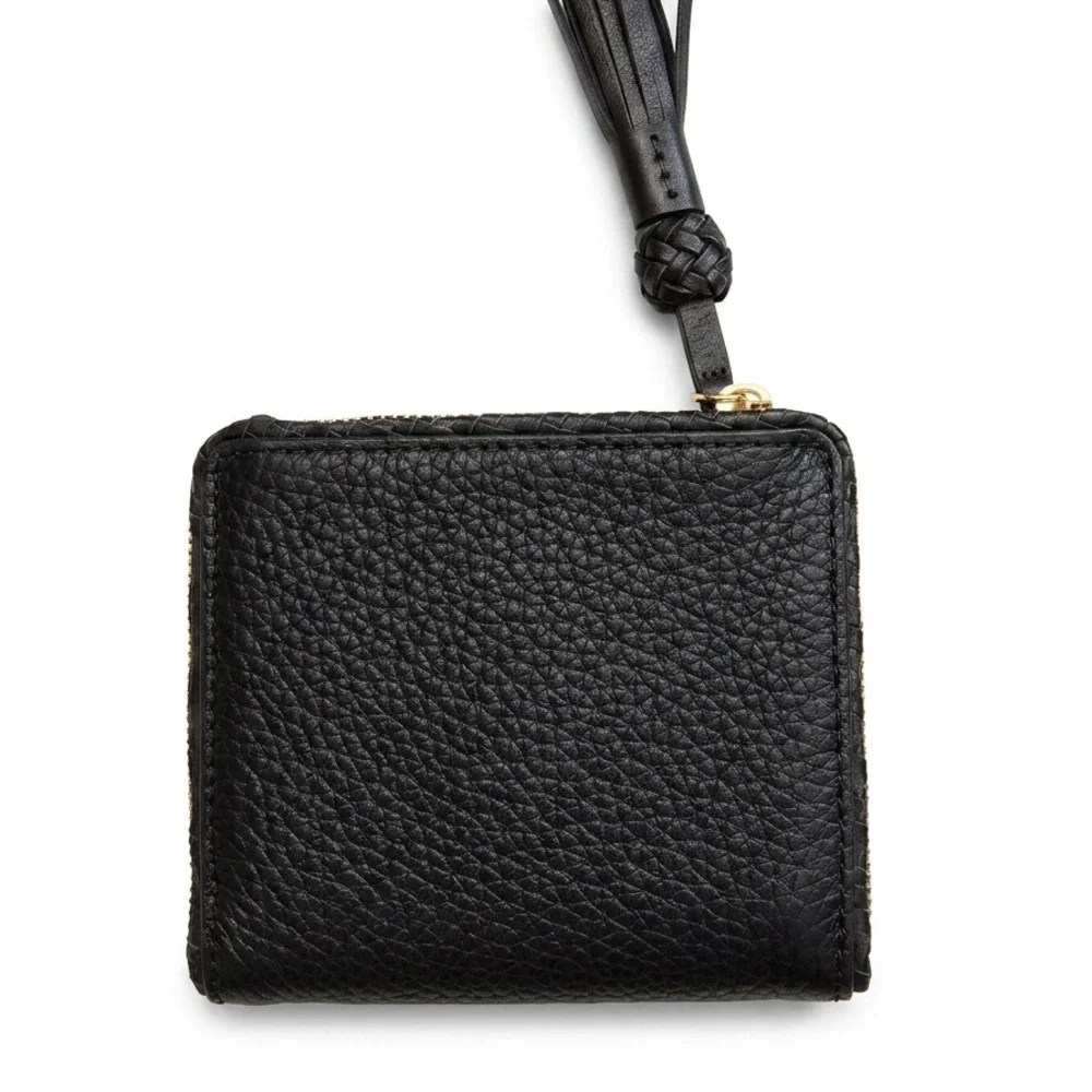 Tory Burch Black Taylor Mini Wallet